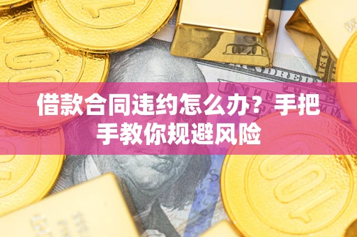武汉借款合同违约怎么办？手把手教你规避风险