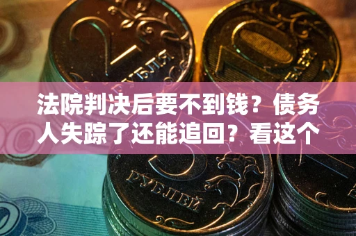 武汉法院判决后要不到钱？债务人失踪了还能追回？看这个方法！