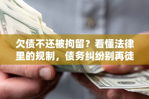 武汉欠债不还被拘留？看懂法律里的规制，债务纠纷别再徒劳奔波