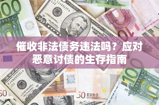 武汉催收非法债务违法吗？应对恶意讨债的生存指南