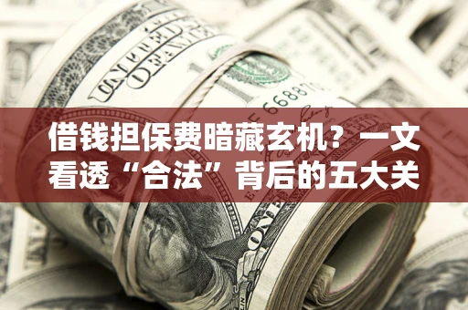 武汉借钱担保费暗藏玄机？一文看透“合法”背后的五大关键陷阱