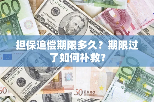 武汉担保追偿期限多久？期限过了如何补救？