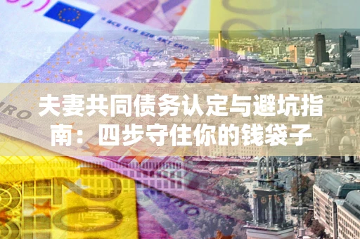 武汉夫妻共同债务认定与避坑指南：四步守住你的钱袋子
