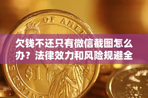 武汉欠钱不还只有微信截图怎么办？法律效力和风险规避全解析