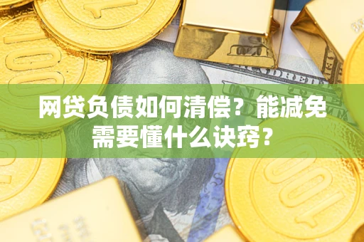 武汉网贷负债如何清偿？能减免需要懂什么诀窍？