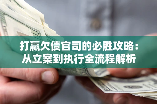 武汉打赢欠债官司的必胜攻略：从立案到执行全流程解析