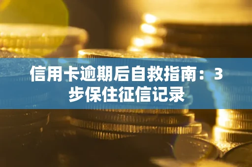 武汉信用卡逾期后自救指南：3步保住征信记录