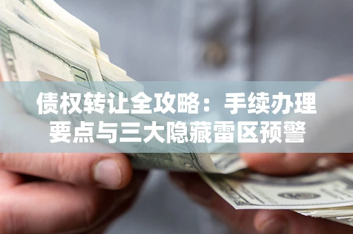 武汉债权转让全攻略：手续办理要点与三大隐藏雷区预警