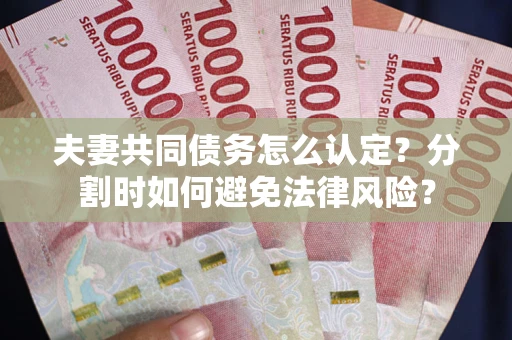 武汉夫妻共同债务怎么认定？分割时如何避免法律风险？
