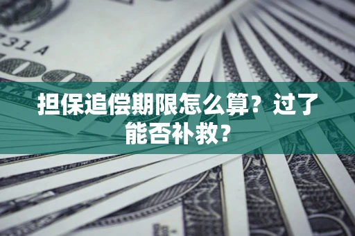 武汉担保追偿期限怎么算？过了能否补救？
